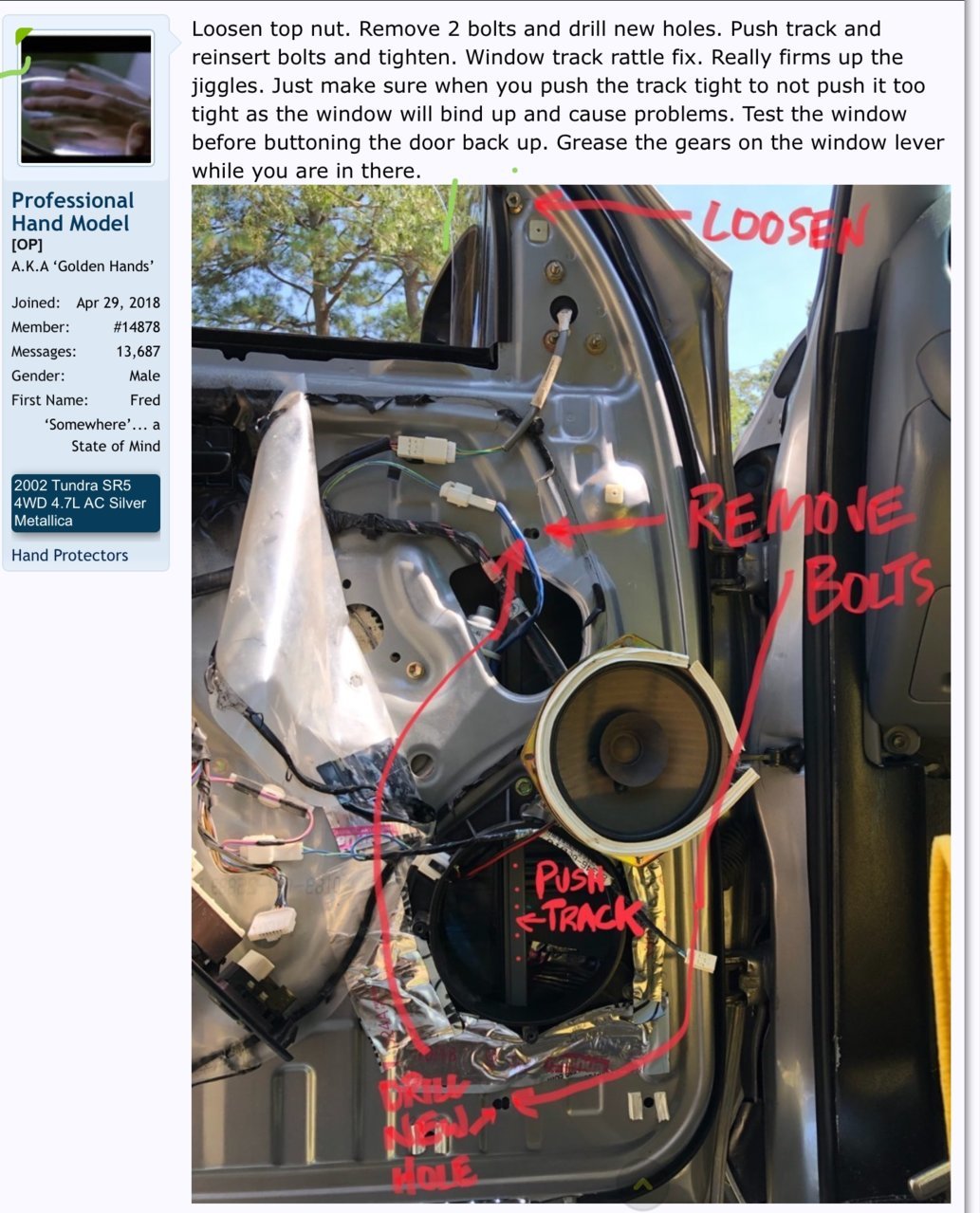 Driver Door Won T Open From Outside Or Inside Toyota Tundra Forum