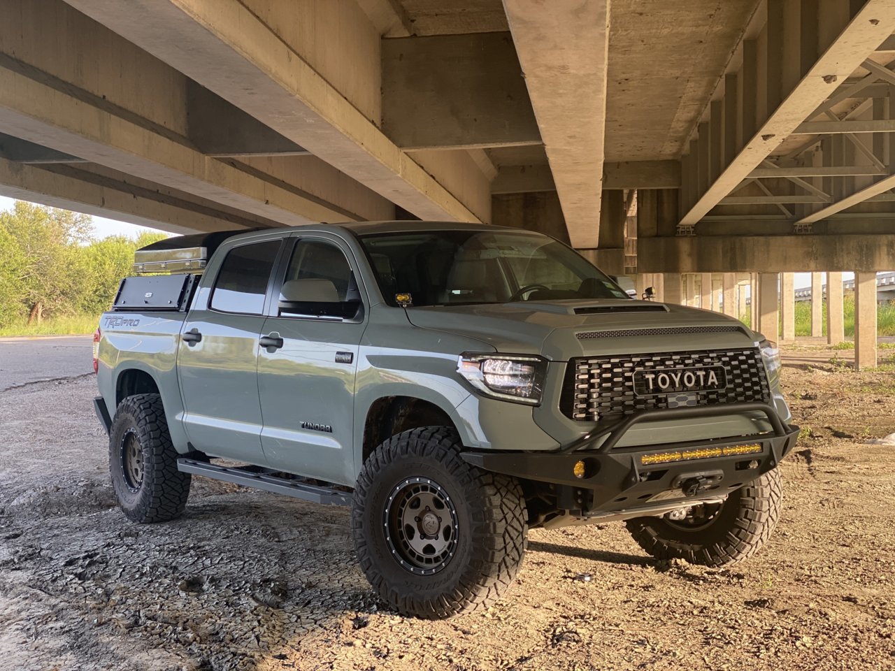 Trd pro and off road/ black steel aftermarket bumpers | Toyota Tundra Forum