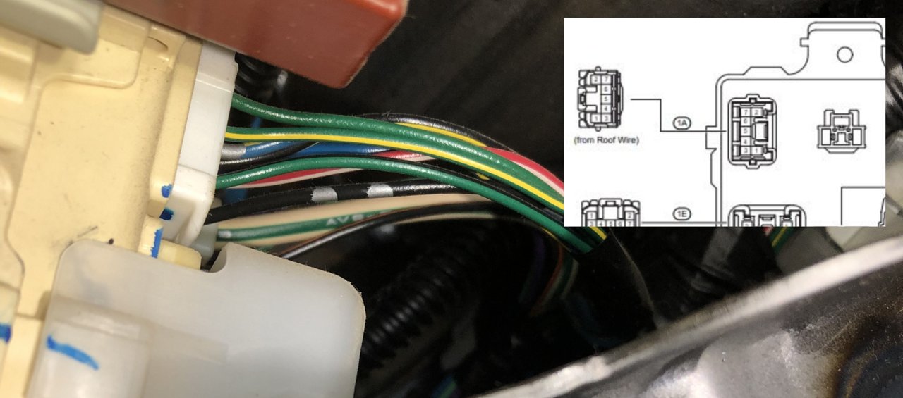 Re-purposing from rear of the integration relay/fuse box | Toyota