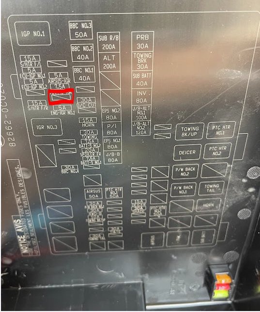 Under hood fuse box empty 12v acc | Toyota Tundra Forum