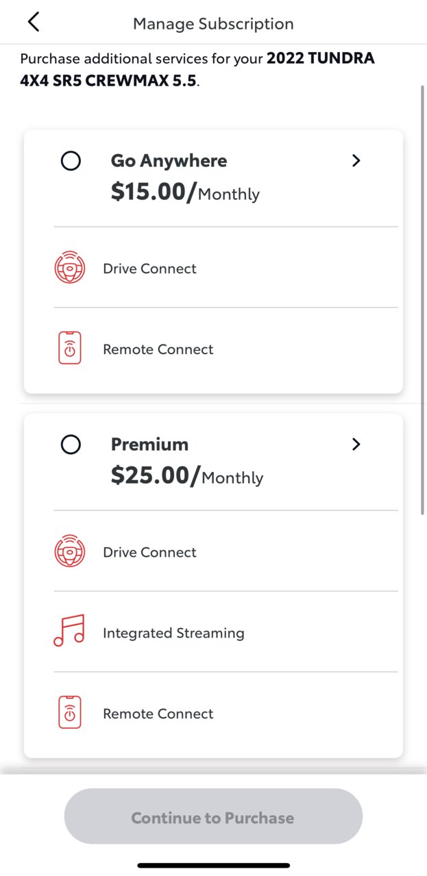 Renewing Connected Services | Toyota Tundra Forum