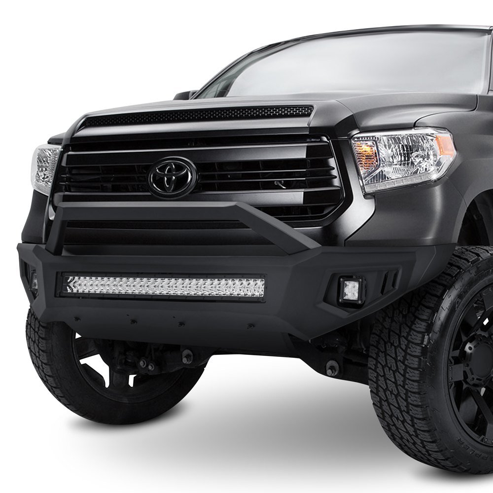 3rd Gen front bumper re using TRD Pro rigid fogs. | Toyota Tundra Forum