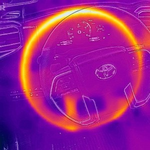 Heated steering wheel