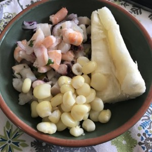 Wife cooked up ceviche