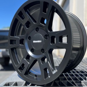 FNFX89550255 FX PRO 18 5X150 MATTE BLACK FLAT FN FLOW FORMED CAP 800