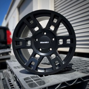 FNFX89550255 FX PRO 18 5X150 MATTE BLACK FLAT FN FLOW FORMED CAP (3) 800