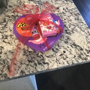 Wife left me candy :-)