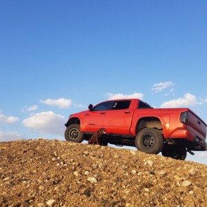 Spending time with the doggo and truck, what more could you ask for?