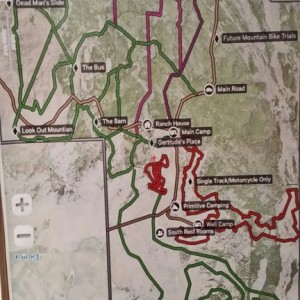 Cross Bar Ranch off road park map