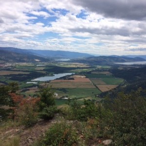 Took a hike today with the fandamily, heres the view from the destination. My neighbourhood is toward the left side of the second picture.