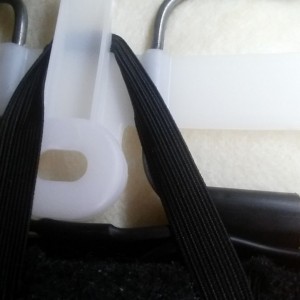 Use seat cover straps to help secure in place