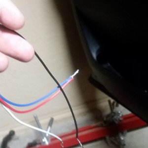 Button to LED strip wiring