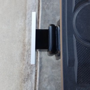 Firefighter support hitch cover spacing