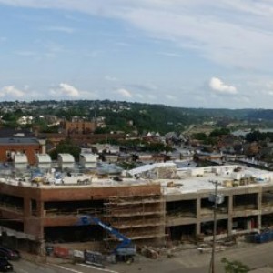 Pittsburgh view from the hotel. Interesting city.