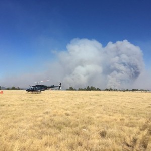 Mother Nature is angry with Wyoming. Working our third 2,000+ acre fire this week. Sad watching people evacuate their homes as we drop water in their