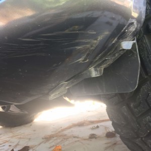 Drver Side Bumper Damage