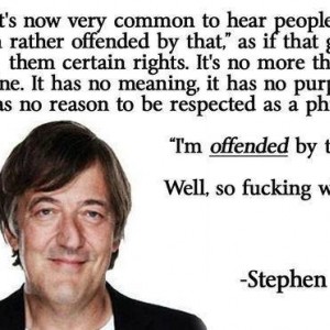 Stephen Fry Offended