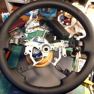 Steering wheel cover