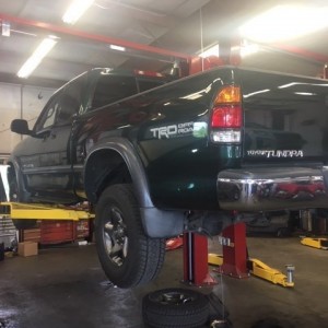 Truck On Lift