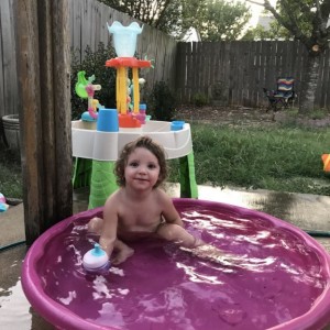 Nothing like a relaxing swim to finish a long summer day.