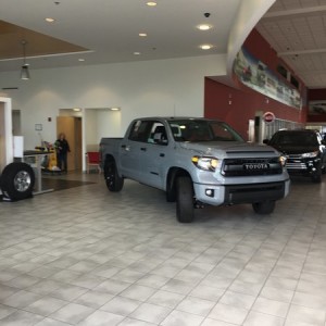 Anyone looking for a cement Pro. This just pulled into the showroom. Lowe Toyota in Warner Robins, Ga