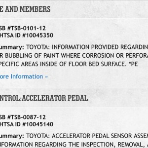 2008 tundra rotten bed