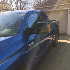 2017 Tundra (OEM) Towing Mirror driver's side from front