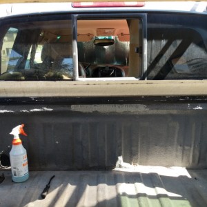 Camper Shell Window Removal