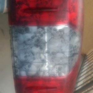 Hydro-dipping my tail lights today, this fun and these are going to look so cool!