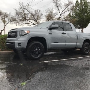 A little TRD Pro cement love in the AZ rain today. Build starts at the beginning of the month