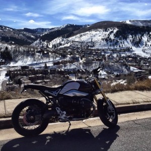 First moto ride of the year. Morning ski and afternoon rides are hard to beat