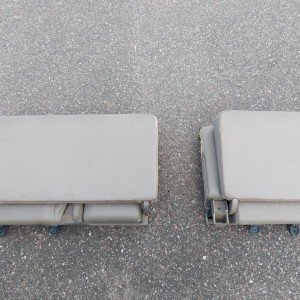 Rear seat cut