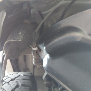 Skid plate zip tie
