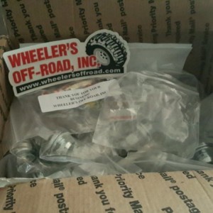 Received gorilla lugs from wheelers, can finally get my wheels on now!