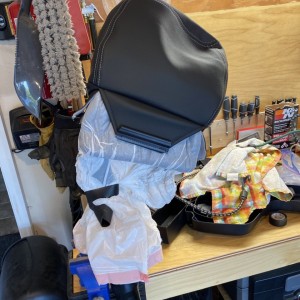 Headrest Leather Install