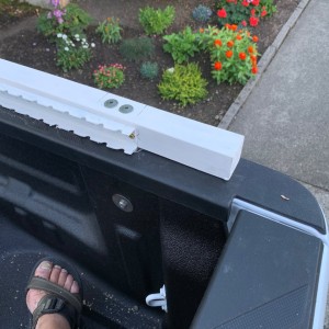 C channel mounted to 2 x 2