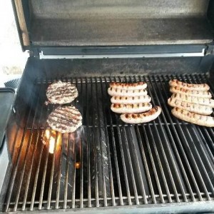 Message: I can't wax the truck in the rain, so I'll grill instead.