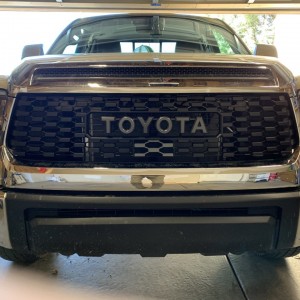 Aftermarket TRD Pro Insert Install from mcautoparts