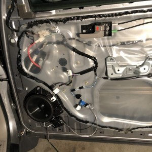 Front passenger door wiring