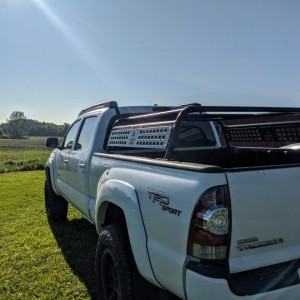 White Tacoma Rack