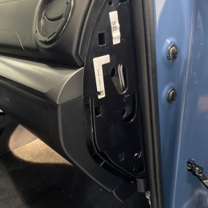 Dash - side panel removed