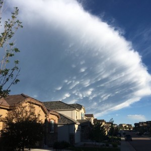 Big freakin cloud. They had tornado warnings eastern CO.