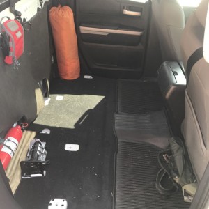 Rear seat delete