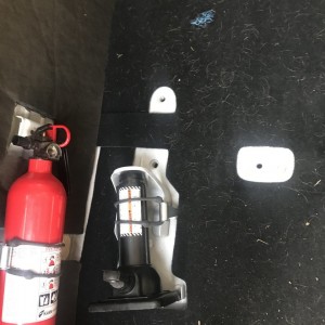 Rear cab passenger side floor