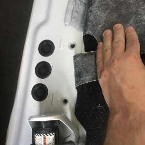Rear cab passenger side floor gaskets
