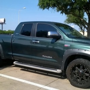 A lady's Tundra bout to get some height! Pics later today!