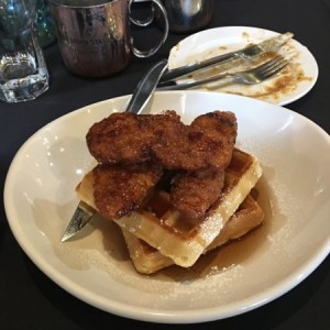 What's for dinner? Chicken and waffles :drool: