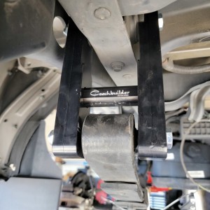 Coachbuilder +3 Shackles with OEM Bushings