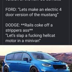 Hellcat Motor In A Minivan