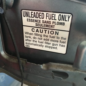 Fuel Door Warning